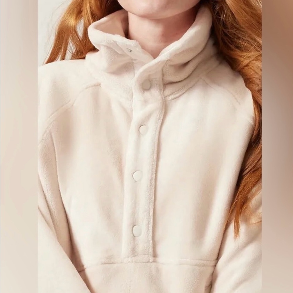 NWT Recover Cozy Snap Front Sweatshirt - Picture 3 of 6